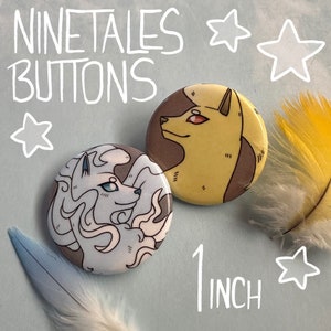 Ninetales Mini Buttons