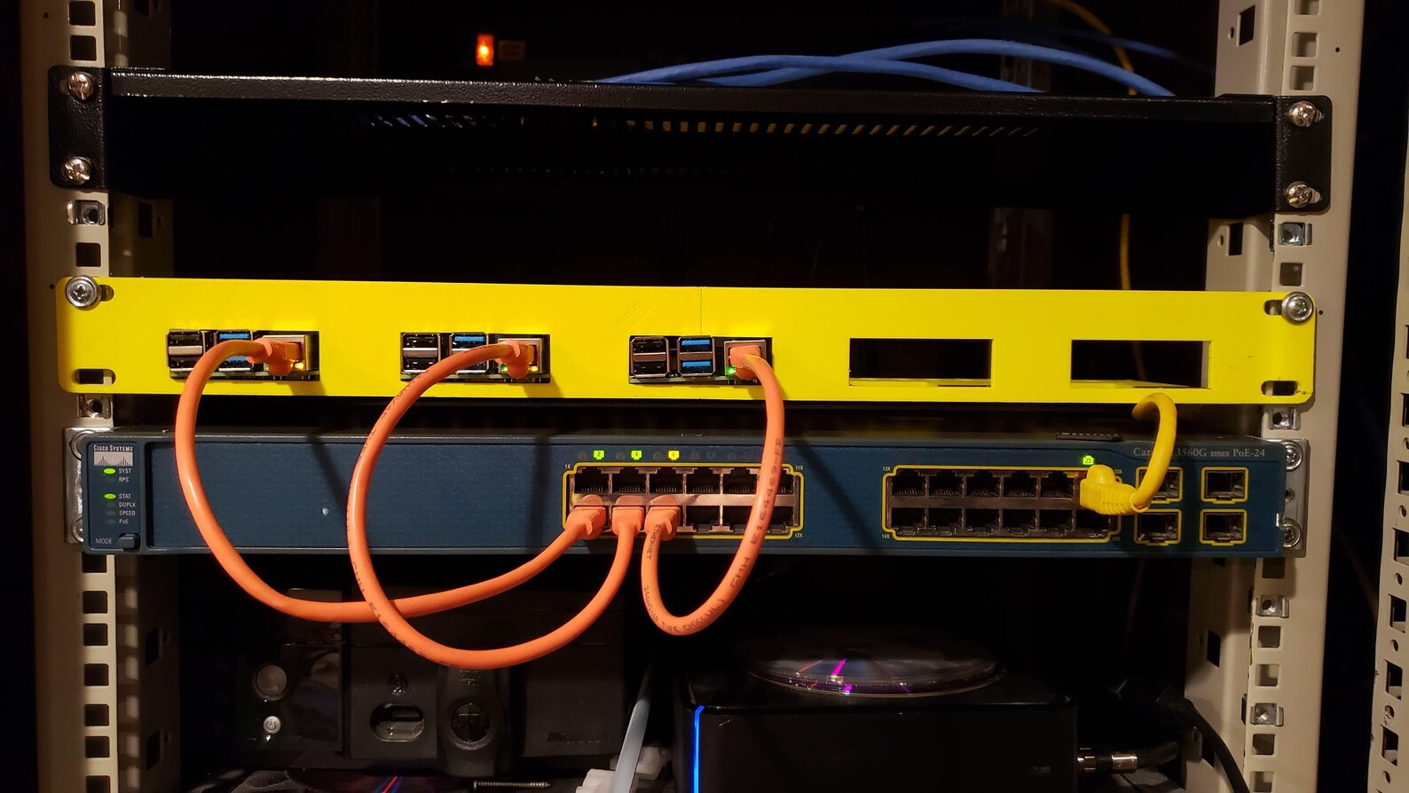 Raspberry Pi 1U 19in Rack Mount - Etsy