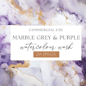 Fondos de mármol de oro púrpura, texturas de mármol de lavanda, patrones sin costuras de mármol líquido, papel de álbum de recortes digital lila, WPC-T71