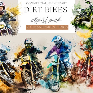 Acquerello clipart di motocross, clipart di moto da cross, pilota di motocross, acquerello di motocross, png di moto da cross, png trasparente di clipart, png da corsa