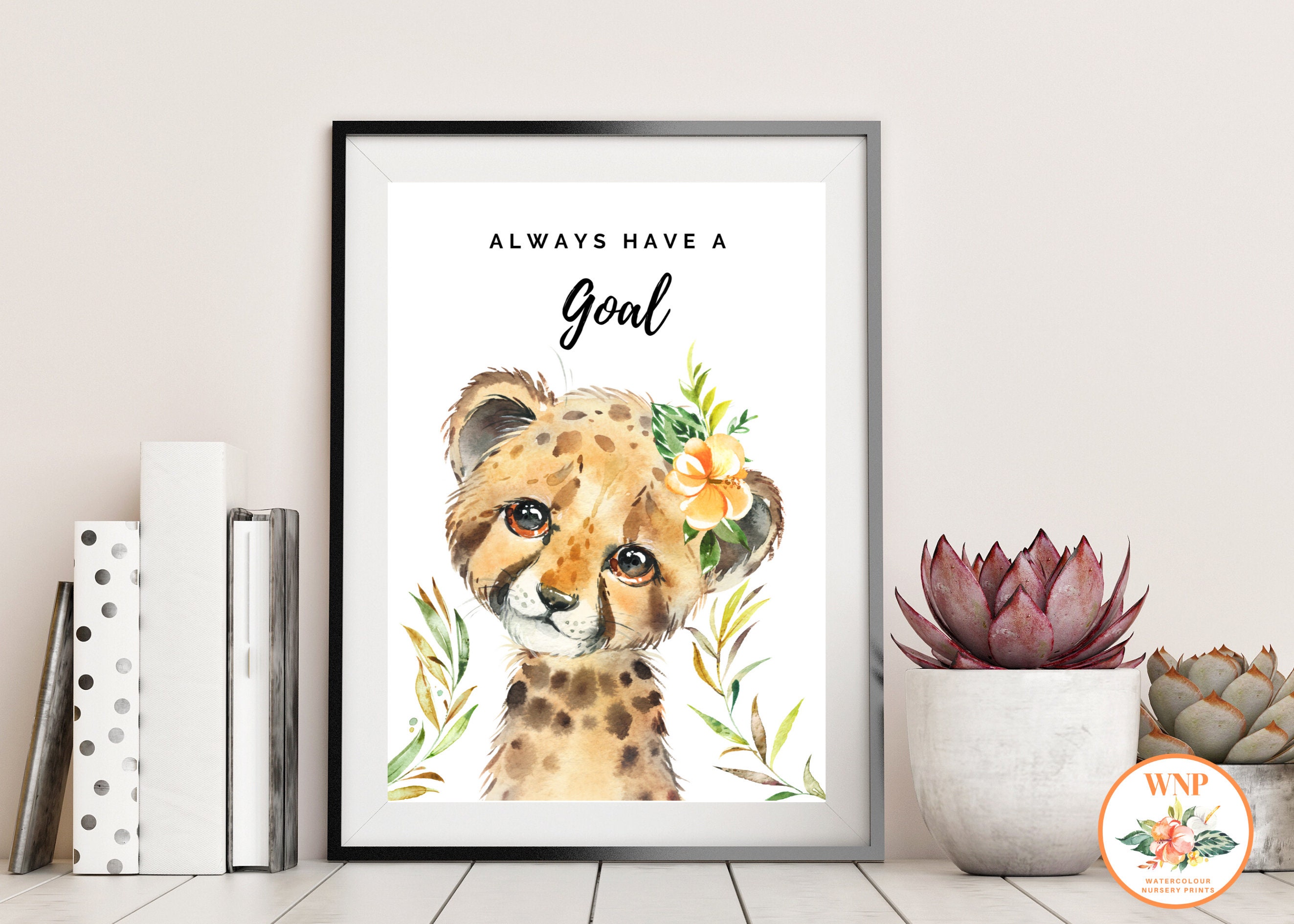 Cheetah Cub nursery print Nursery decor Nursery wall art Etsy