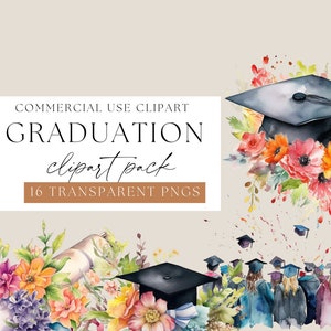 Graduation Clipart Watercolor, Transparent PNGs, Graduating scroll Clip art, Watercolour graduation celebration clipart, Graduate clipart