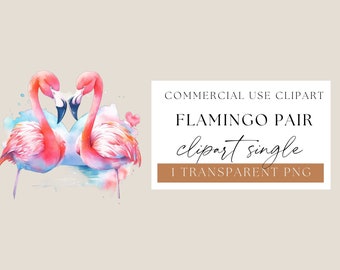 Flamingo Pair, Pink Flamingo Png, Flamingo Clip Art, Tropical Clipart, Flamingo Sublimation, Sublimation Designs, Summer Clipart, WPCS-SE22