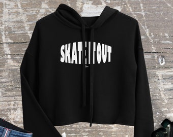 Skate it Out Sweat à capuche recadré | Sweat à capuche court de patinage pour femme