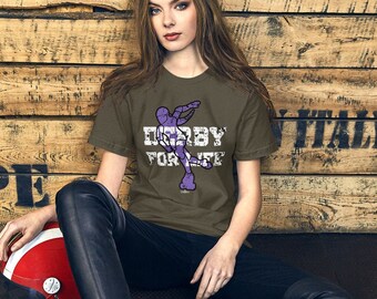 Roller Derby T-Shirt | Rollschuh-Derby-Shirt | Roller Derby Tops | Rollschuhlaufen Tshirt | Derby fürs Leben