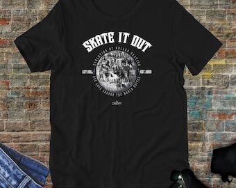Skate it Out Evolution of Roller Skating - One Love Around the World Unites - Unisex T-Shirt