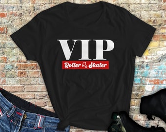 Personalized VIP Roller Skater Women's T-shirt