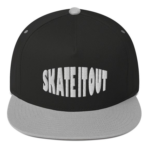 Flat bill skate hats clearance