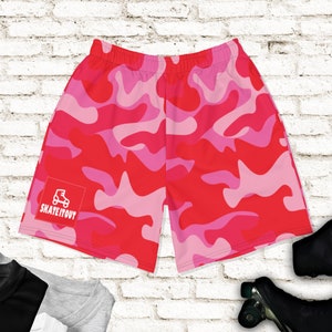 Pink Camo Skate Shorts Unisex | Skate It Out Camouflage Print Shorts