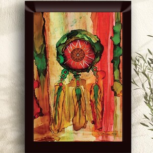 Eve of Dreams Dreamcatcher Art Print