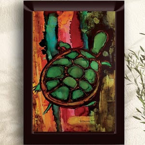 Steady Path Turtle Art Print