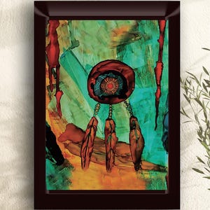 Serenity Dreamcatcher Art Print