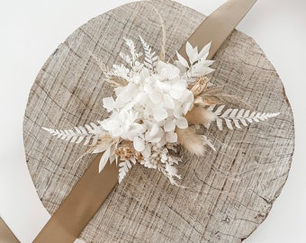 Dried Flower Corsage - Boho Wedding, Formals, Prom Wedding Accessories