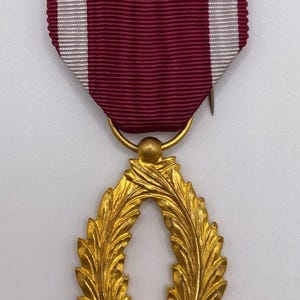 Belgium / belgian order of the crown gold palms medal (f)