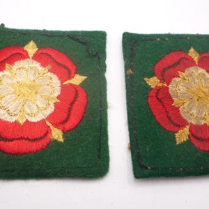Catterick garrison 2 x cloth formation patches /  badges