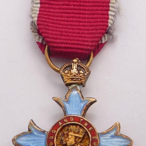 Commandeur de l&#39;ordre de l&#39;empire britannique médaille miniature cbe 2e type