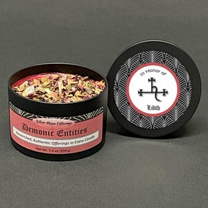 Lilith Demonic Offering Candle: Ritual Altar Accessory for Witchcraft, Pagan Goddess Worship & Occult Practices