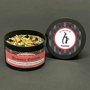Lucifuge Demonic ritual offering candle