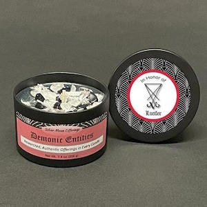 Luzifer Dämonische Opferkerze - Ritual Altar Kerze - Hexerei, Satanisches Geschenk