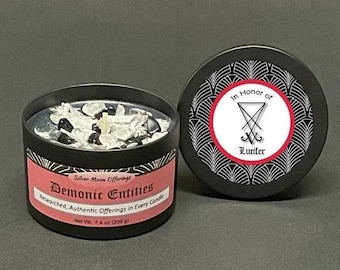 Lucifer Demonic Offering Candle - Ritual Altar Candle - Witchcraft, Satanic Gift