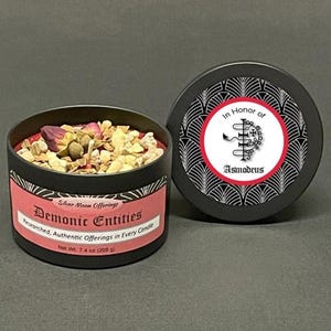 Asmodeus Asmoday Demonic Offering Candle for Ritual Altar - Goetia Witchcraft Pagan Lust Spell