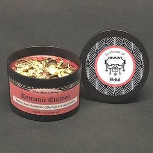 Belial demonic offering candle