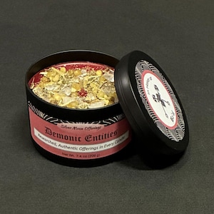 Ba'al Demonic Ritual Offering Candle - Goetia Altar Deity Witchcraft Pagan Bael Demon Worship