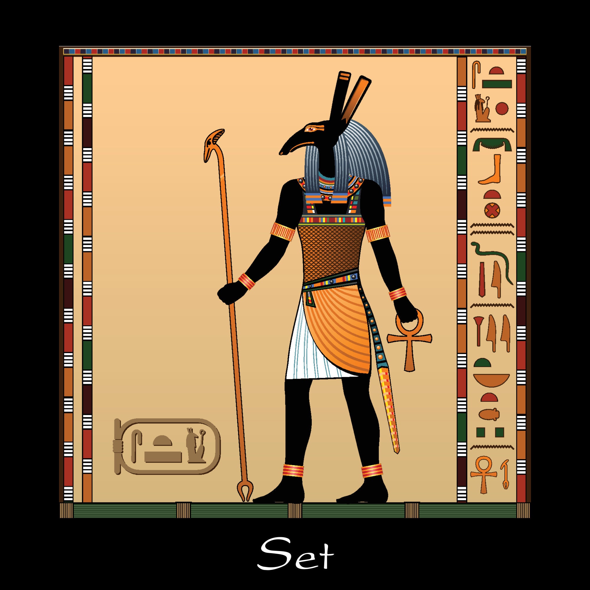 Set Egyptian God Images Digital Download - Etsy Ireland