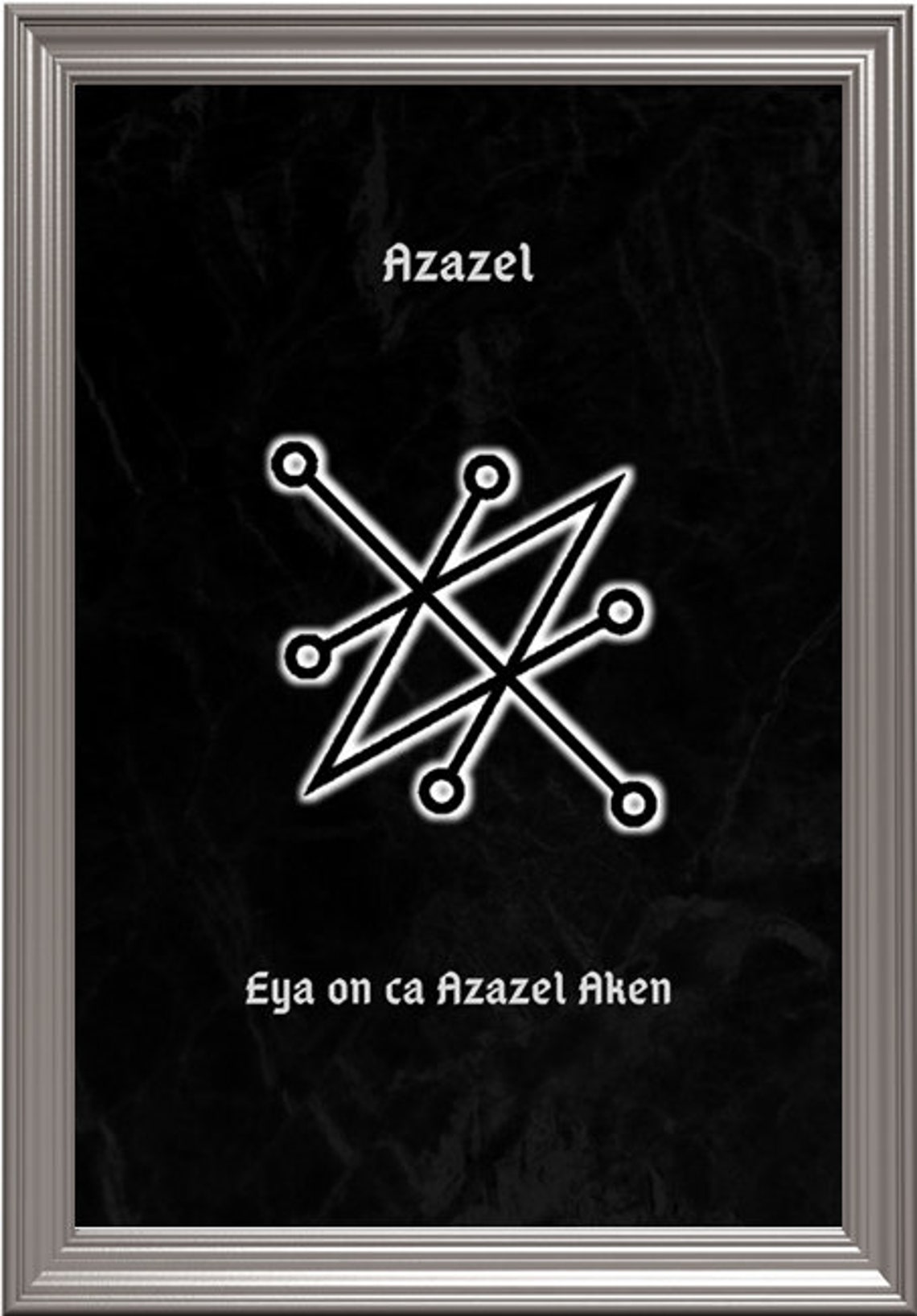 Azazel Sigil Digital Print Demonic Symbol and Enn - Etsy Hong Kong 