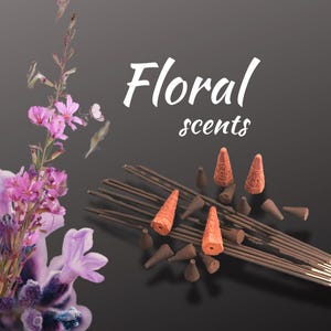 Floral scented incense | stick | cone | backflow