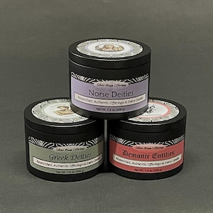 Personalized Ritual Offering Candle: Custom-Made for Pagan Altars, Deity Worship & Occult Practices