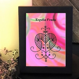 Erzulie Freda Veve Digital Print (Altar Art)