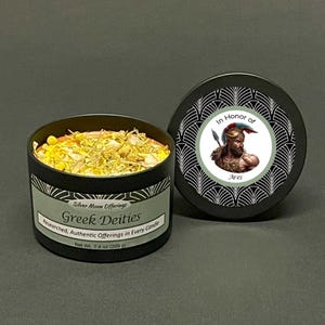 Ares Greek god offering candle