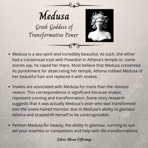 Medusa Greek Goddess Offering Candle image 8