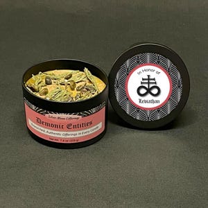 Leviathan Demonic Ritual Offering Candle for Altar Magic, Goetia Worship & Occult Ceremonies