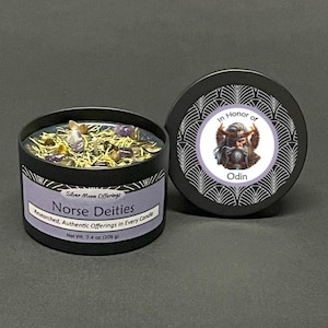 Odin Norse god ritual offering candle