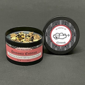 Clauneck Demonic Ritual Candle for Wealth Offering - Goetia Altar Accessory for Pagan Money Magick