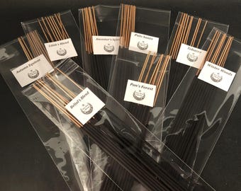 Hand-Dipped 11-Inch Incense Sticks: Unique Blended Scents for Aromatherapy, Meditation, and Home Fragrance