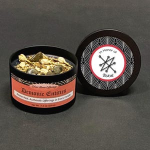 Azazel Demonic Offering Candle for Occult Rituals, Goetic Invocations & Pagan Altar Ceremonies