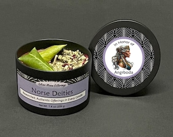 Angrboda Norse Goddess ritual offering candle