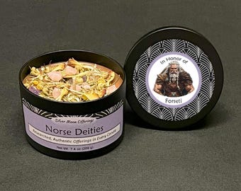 Forseti Norse god ritual offering candle