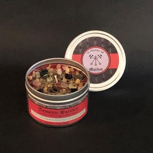Marbas demonic offering candle