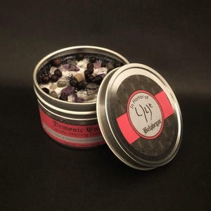 Belphegor demonic ritual offering candle