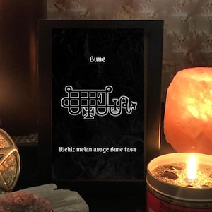Bune Sigil Print: Dämonisches Symbol & Enn (Digitaler Download)
