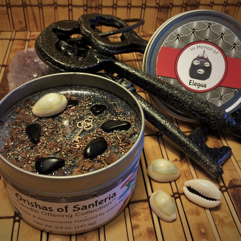 Elegua Papa Legba Orisha offering candle Etsy