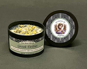 Hypnos Greek Deity Offering Candle