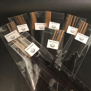 Hand-Dipped 11-Inch Incense Sticks: Unique Blended Scents for Aromatherapy, Meditation, and Home Fragrance