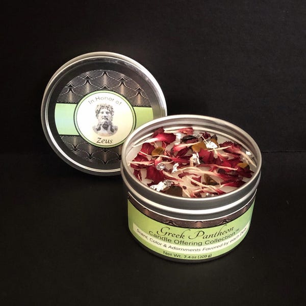 Zeus Greek god ritual offering candle