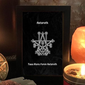 Astaroth Sigil Print: Demonic Symbol & Enn (Digital Download)