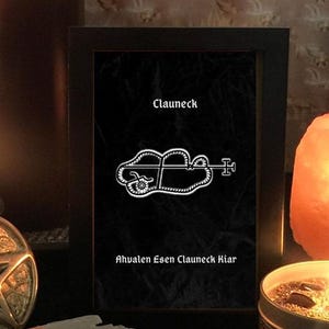 Clauneck Sigil, Digital Print, Witchcraft Art, Spiritual Symbol, Meditation Design, Instant Download, 5 Sizes Digital Files